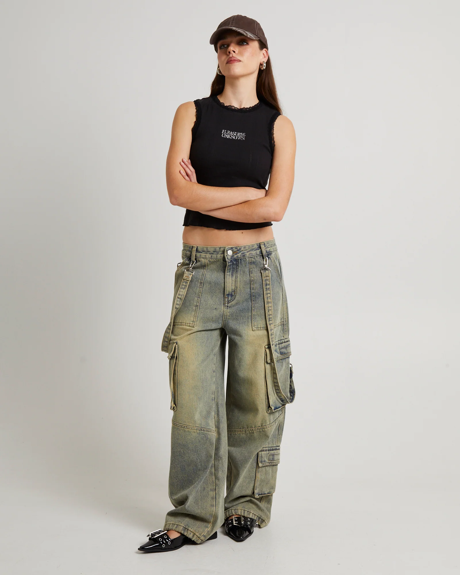 Remedy Denim Cargo Pants - Image 2