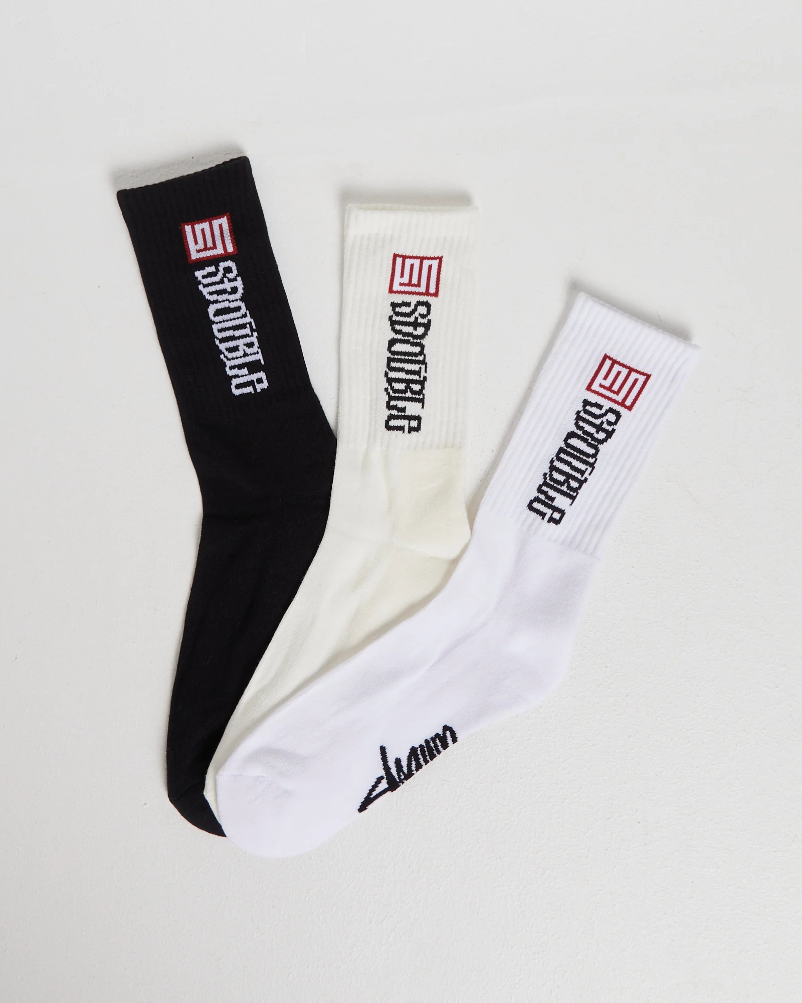 S Cube Mid Block Socks 3 Pack