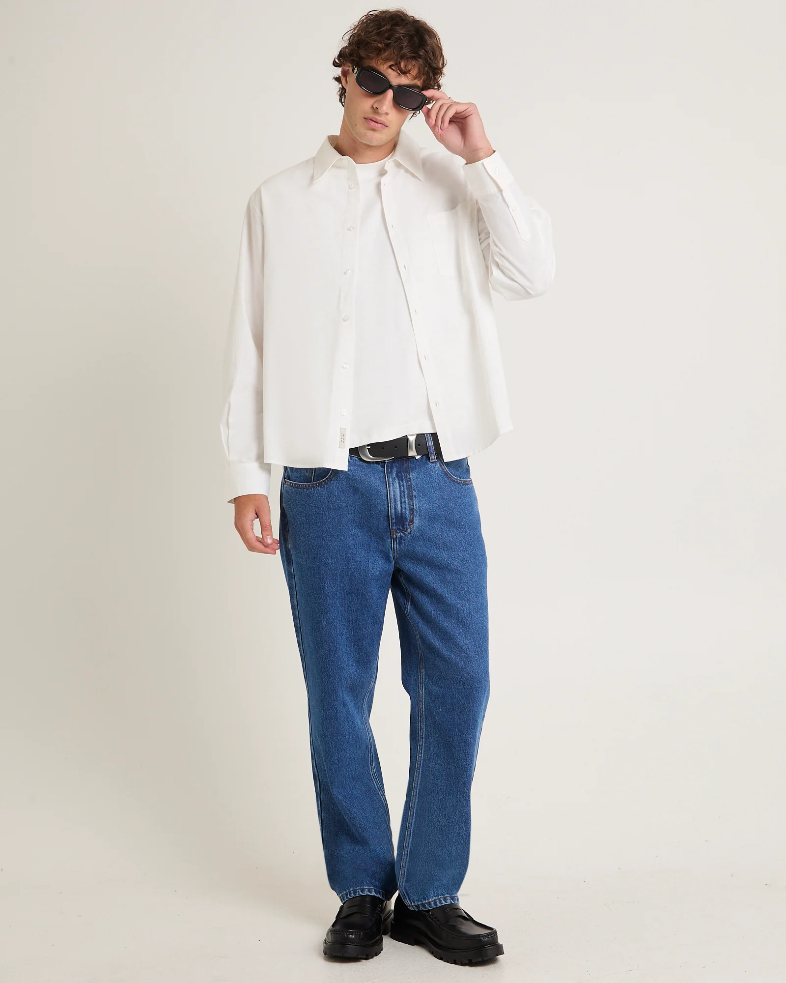 Script Oxford Long Sleeve Shirt