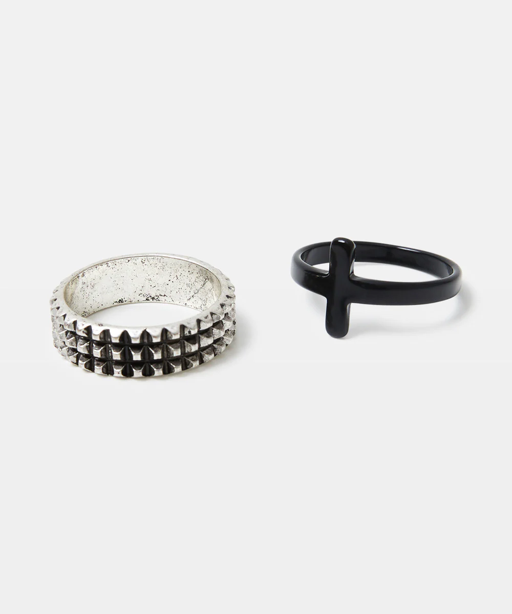 Shadow Double Ring Set_assorted