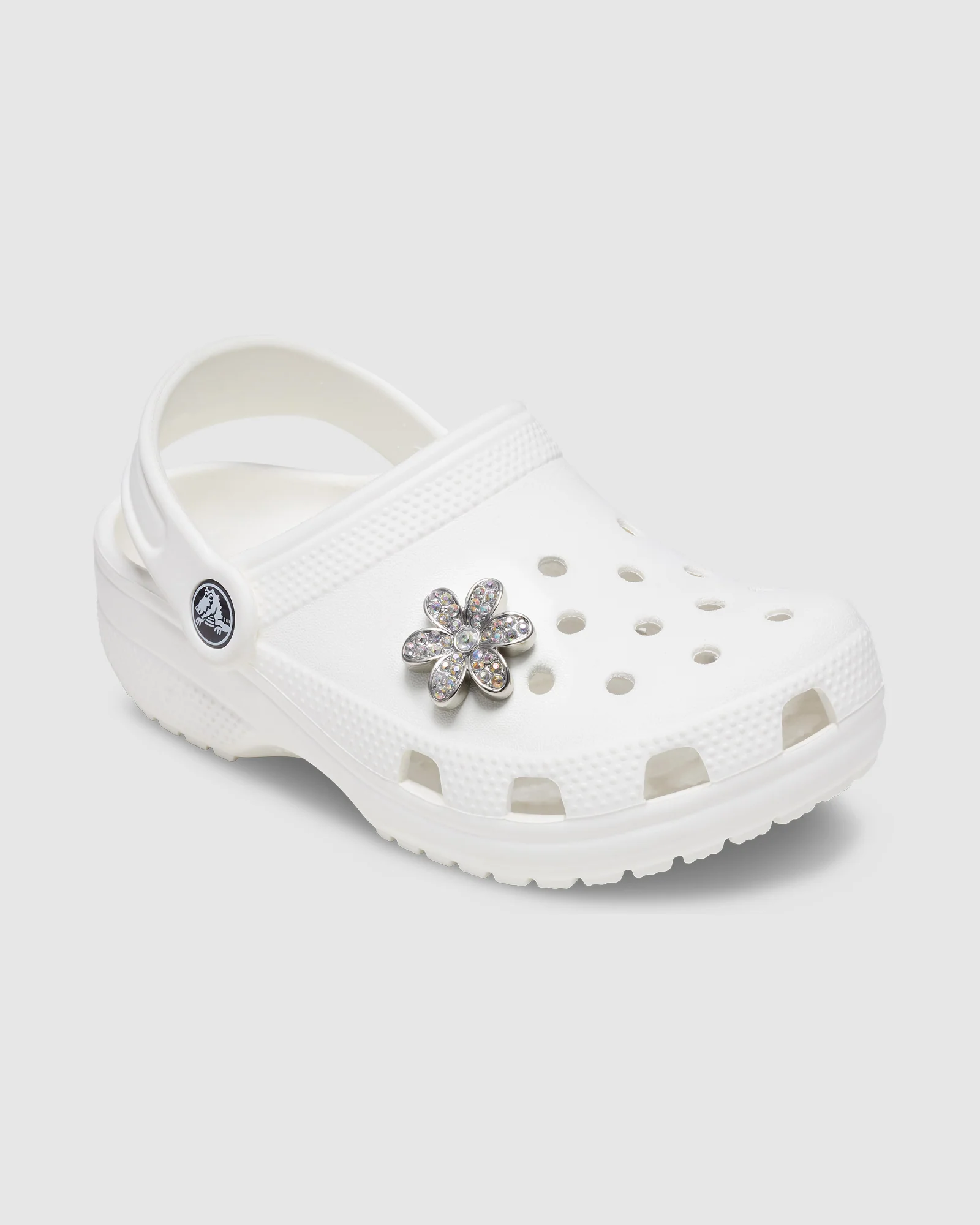 Silver Monochrome Daisy Jibbit