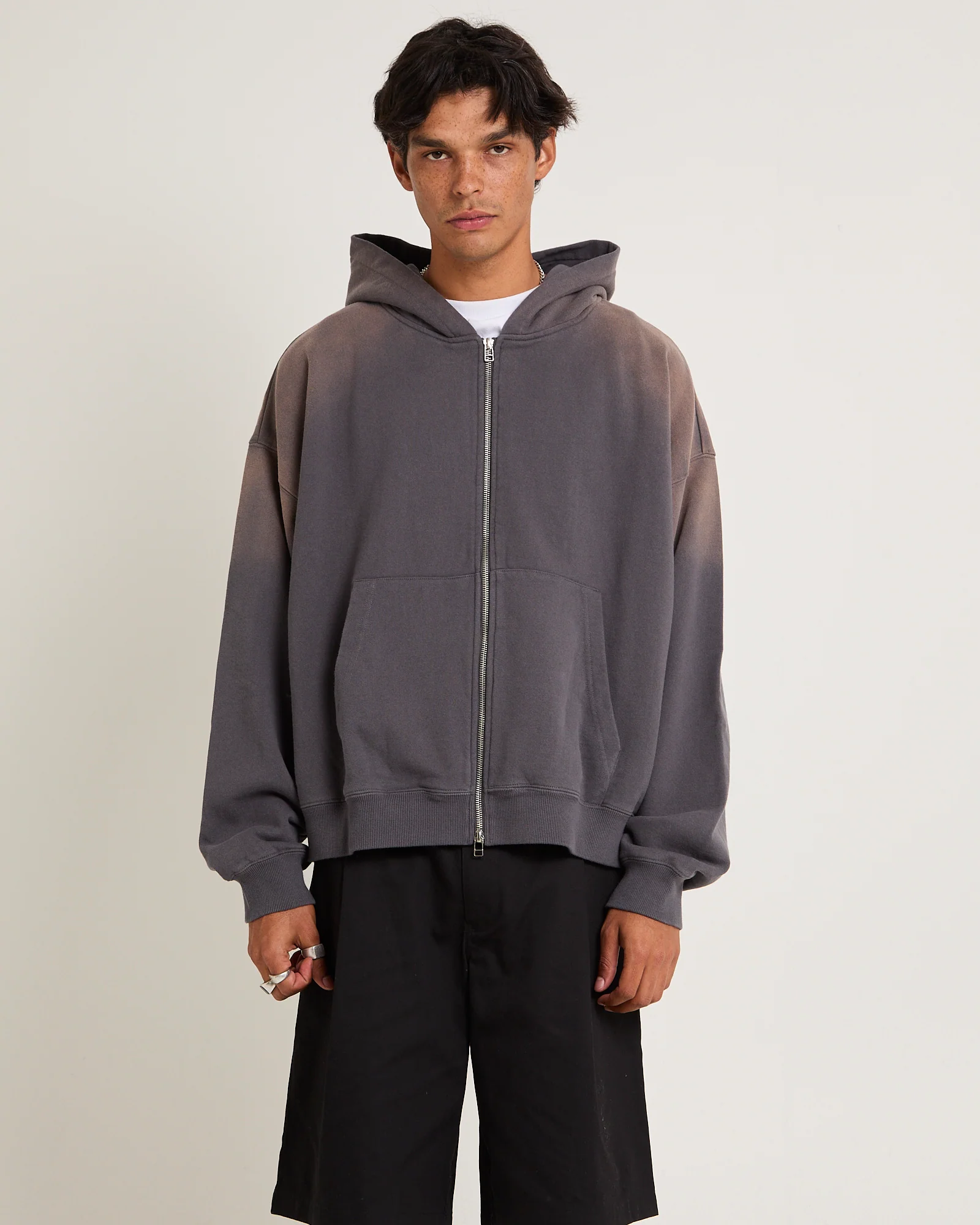 Spray Zip Hoodie