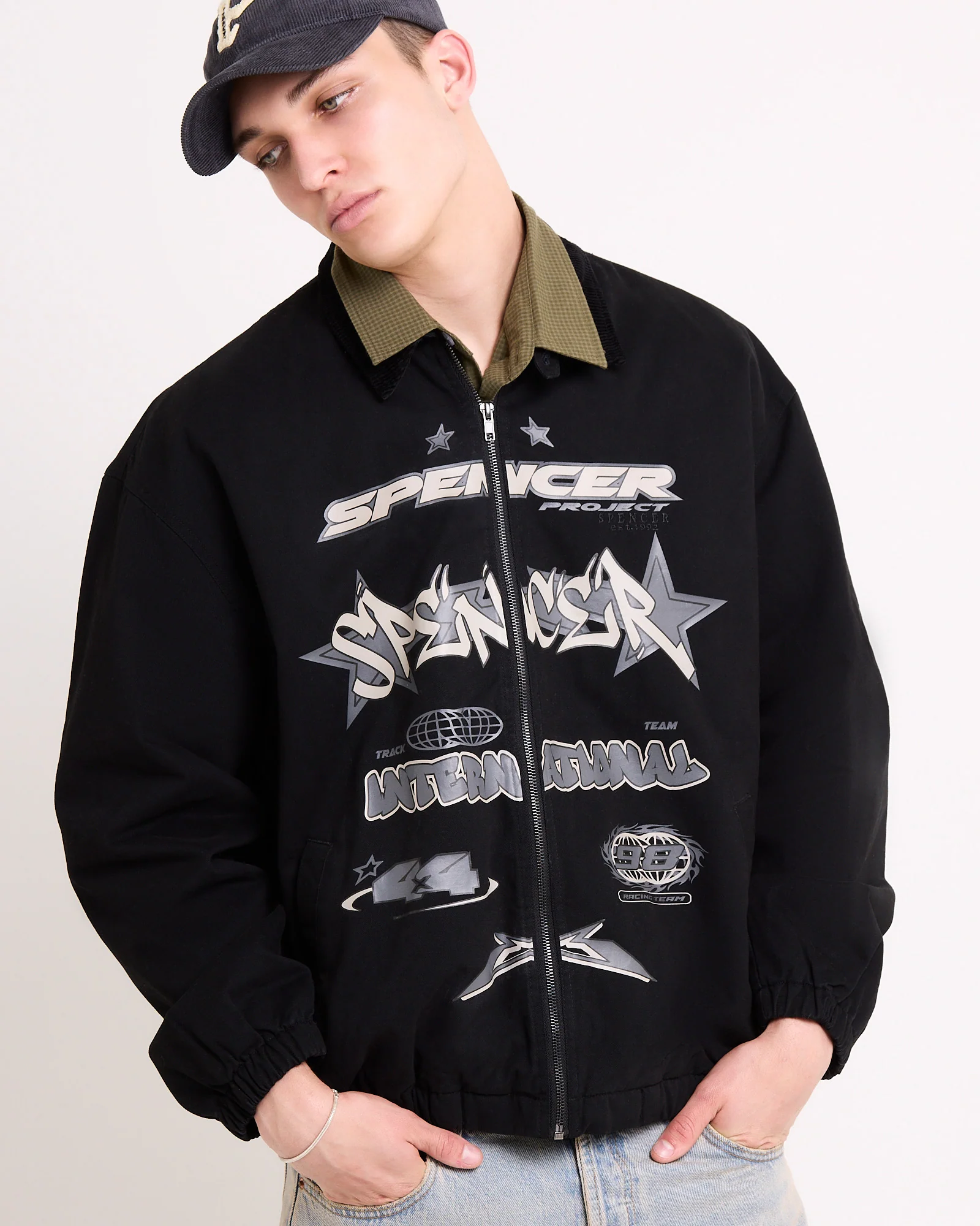 Stacked Logo Jacket