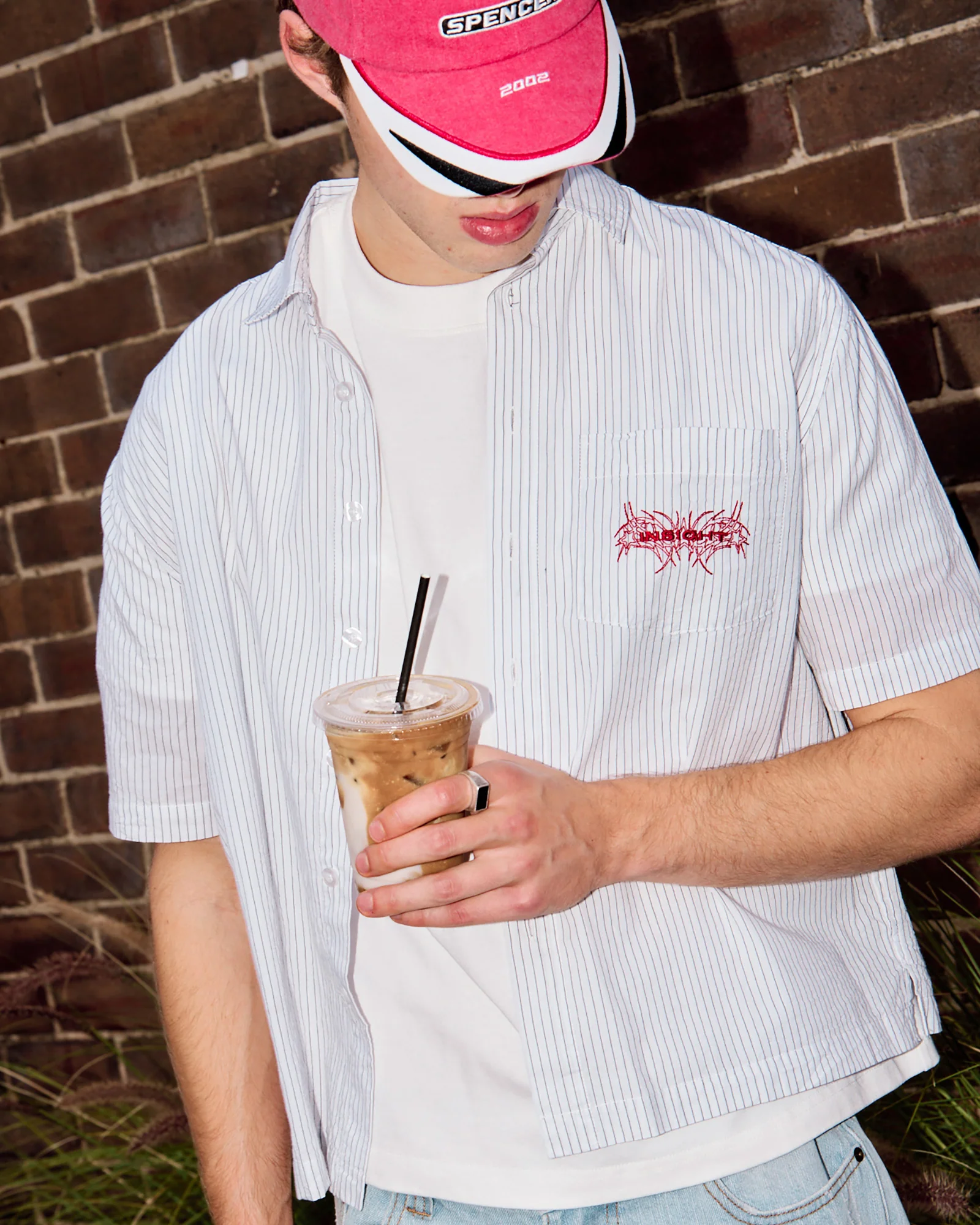 Supply Pinstripe Short Sleeve Shirt