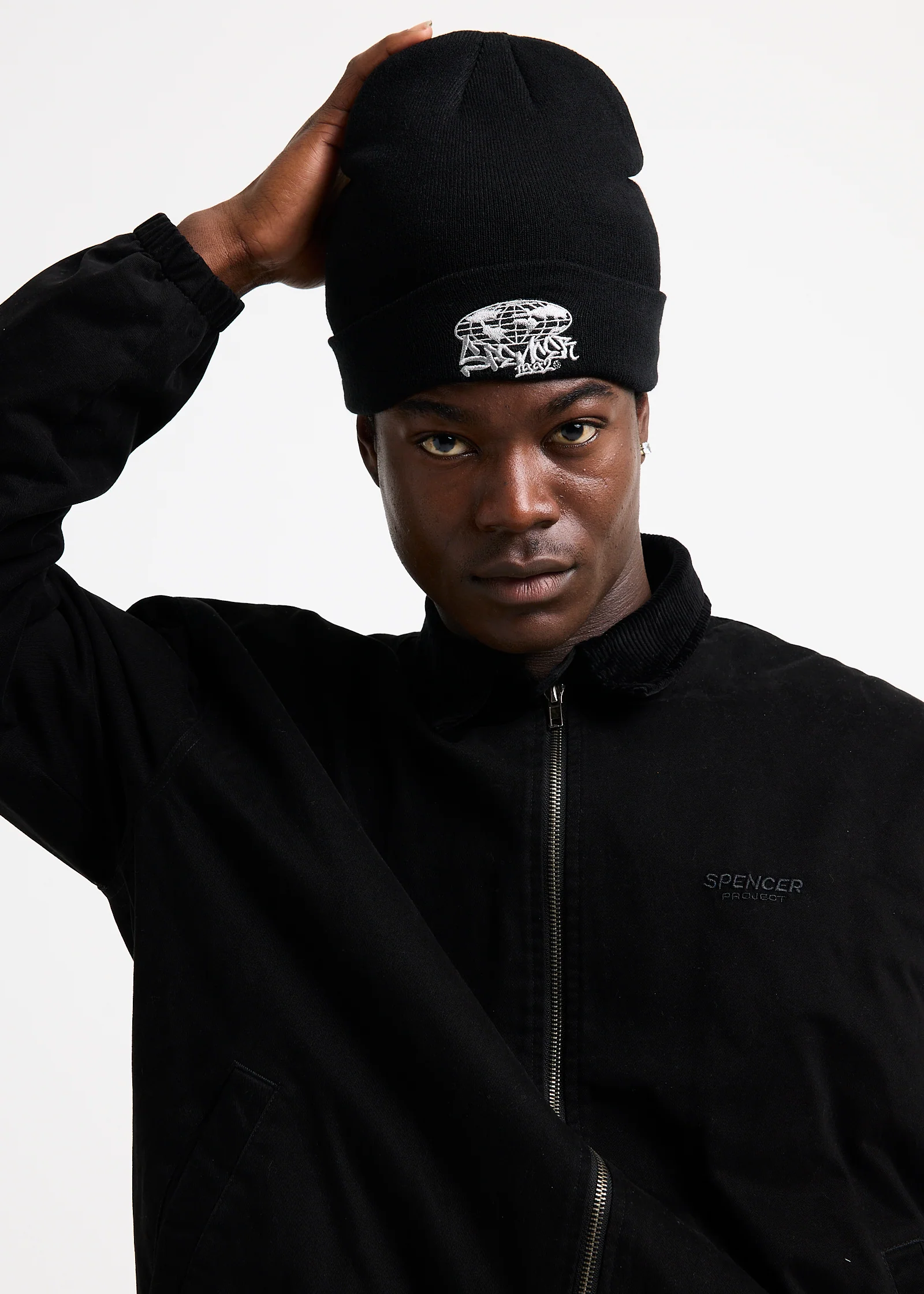 Tagger Beanie Black - Image 3