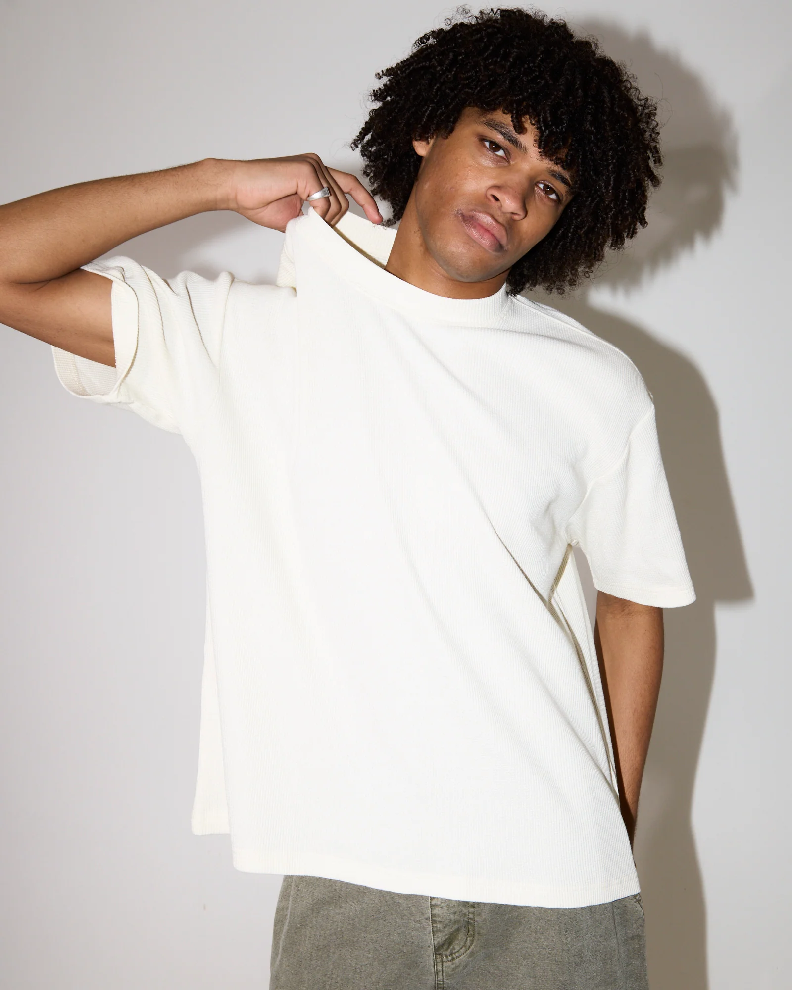 Waffle Crop T-Shirt